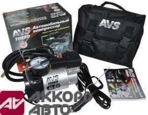 компрессор автомобильный "AVS" Turbo 40л/мин КА-580 10атм ка-580/43001