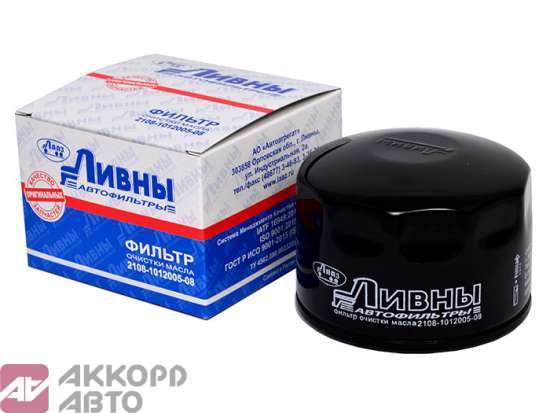 фильтр масляный ВАЗ-2108 Ливны 2108-101200508          