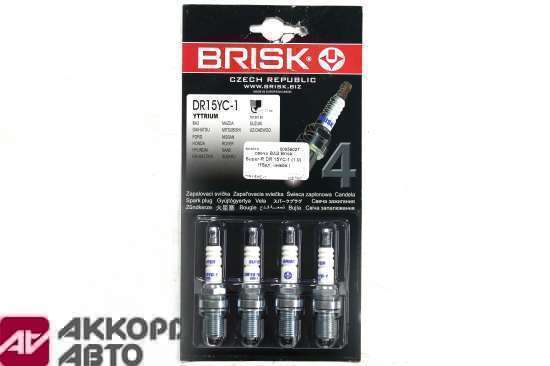 свеча ВАЗ Brisk Super-R DR 15YC-1 (1.0) (16кл. инжек.) DR15YC-1