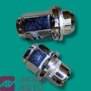 гайка М12х1,50х37,5 прессшайба S21 хром D18,5мм Toyota,Lexus RX330 (N043/137.521) N12x1.5x37press